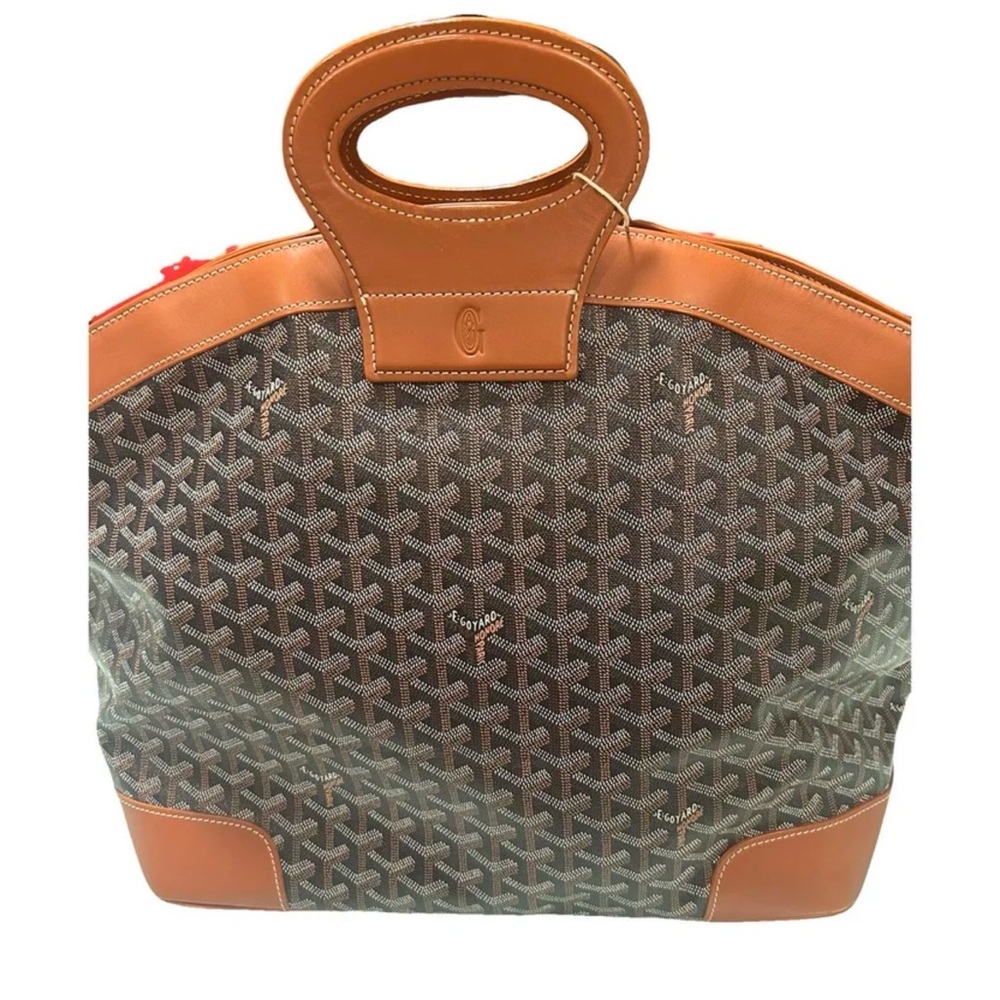 Goyard Tan and Brown Tote Bag